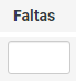 2. Total de faltas