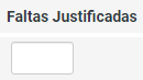3. Total de faltas justificadas