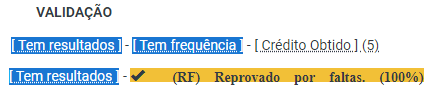2. Validações realizadas