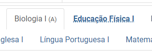 6. Abas para seleção de turma